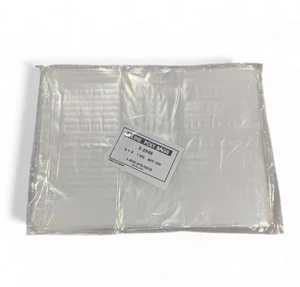 100 Clear 6 x 8 Poly Bags ULINE  1 MIL Thick Quality Flat Open Top bags - Picture 1 of 1