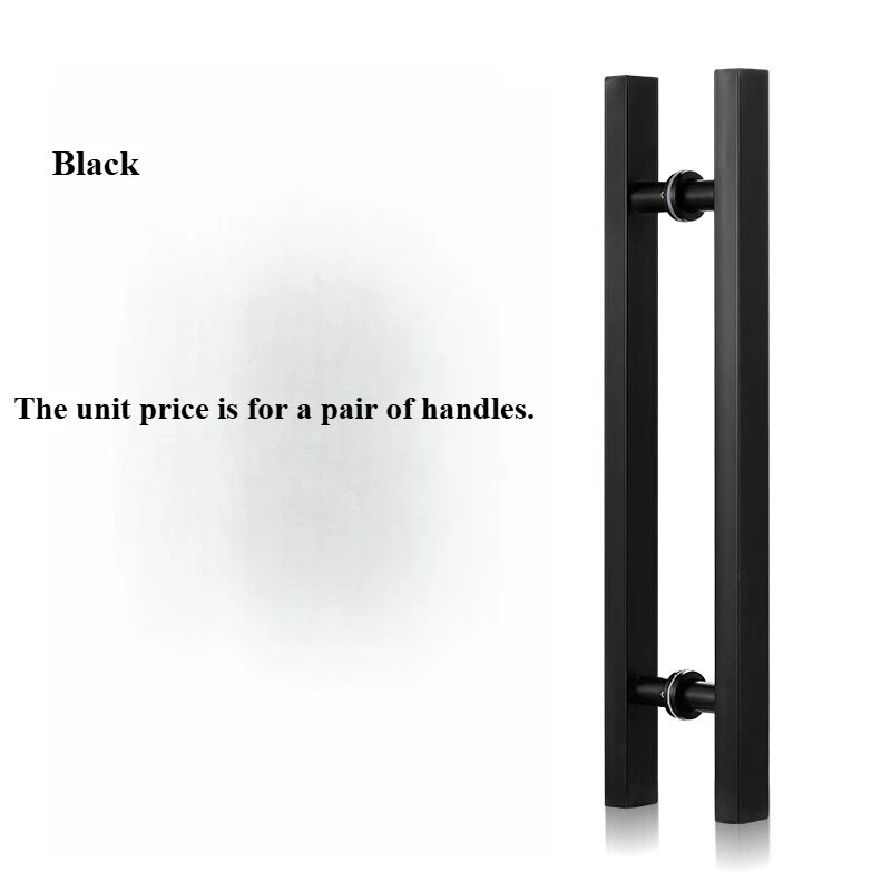 Sliding Glass Handle Doors Handles Stainless Steel Square Tubes Fingerprint Free - Image 1 of 4