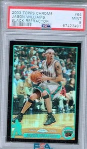 2003 Topps Chrome Black Refractor  #64 Jason Willams PSA 9  5647 - Picture 1 of 1
