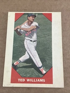 1960 FLEER BASEBALL CARD TED WILLIAMS NICE FRONT - TAPE ON BACK HOF - Picture 1 of 3