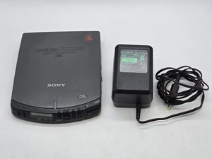 Unità CD-ROM portatile vintage Sony Discman PRD-650 con cavo di alimentazione per ricambi  - Foto 1 di 16