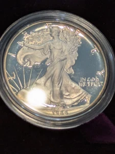 American Silver Eagle 1986-S PP 1 Oz Silber - Münze & Box & COA 491 - Bild 1 von 7