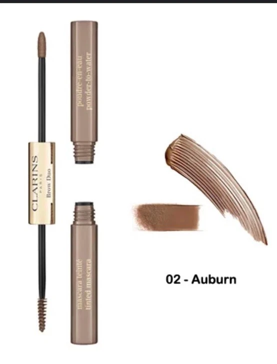 LOTE de 2 Clarins Brow Duo Define Correcciones 02 AUBURN  Foto 1 de 4
