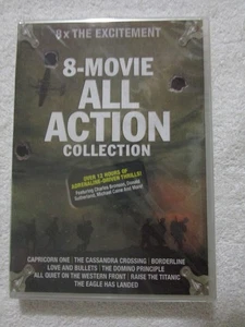 8-MOVIE: All Action Collection DVD (1976, Shout Factory) - Imagen 1 de 2