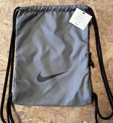 Nike Medium Grey Lightweight Drawstring Bag New - Image 1 of 2