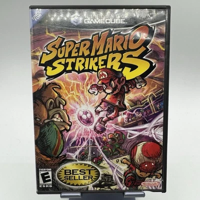 Super Mario Strikers Nintendo Gamecube Complete CIB with MANUAL Tested Working - Image 1 of 4