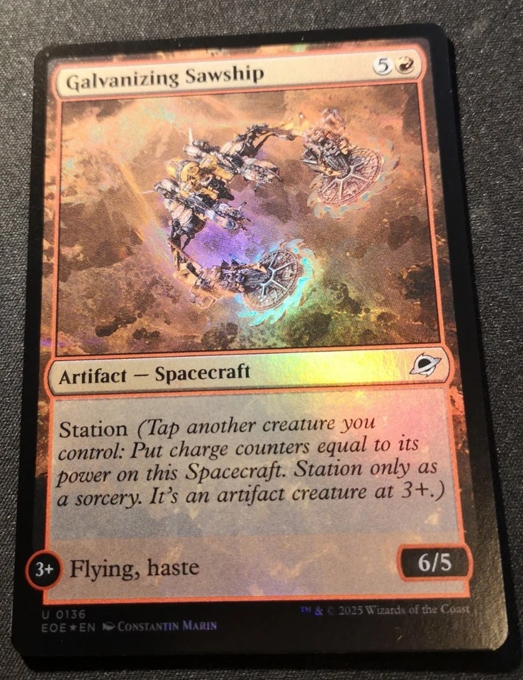 Galvanizing Sawship - Foil - EOE - MTG - EN - NM - 0136 - Image 1 of 1
