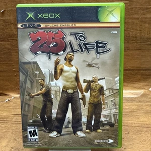 25 to Life Video Game (Microsoft Xbox, 2006) No Manual Tested Retro - Picture 1 of 7