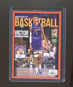2023 Dave & Adams Baloncesto Beckett Cubierta Promo, Victor Wembanyama, RC, GB1 - Imagen 1 de 2