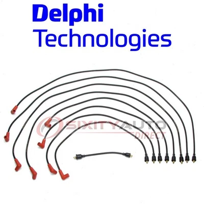 Delphi Spark Plug Wire Set for 1975-1976 GMC K25 Suburban 5.7L V8 Ignition dx - Image 1 of 4