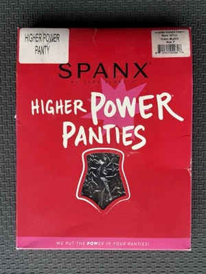 SPANX 6P703 Higher Power High Waisted Shaper Panties Size L Black NEW - Image 1 of 3