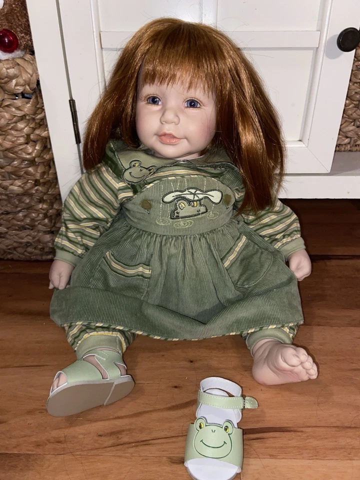 Adora, 20" Name Your Own Baby Doll, Fun Froggy Toddler Girl #2020294 Red Head Foto 1 de 4