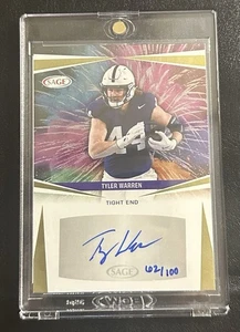 Tyler Warren 2025 SAGE HIGH SERIES GOLD AUTO /100 #A-TW3 COLTS RC - Picture 1 of 2
