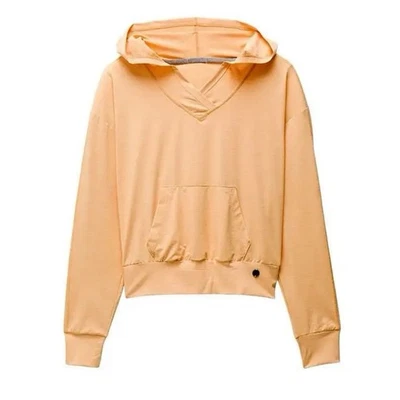 Prana Eileen Sudadera con Capucha Manga Larga Top Aura Brillo Naranja Mujer Talla L Nuevo sin Etiquetas Foto 1 de 4