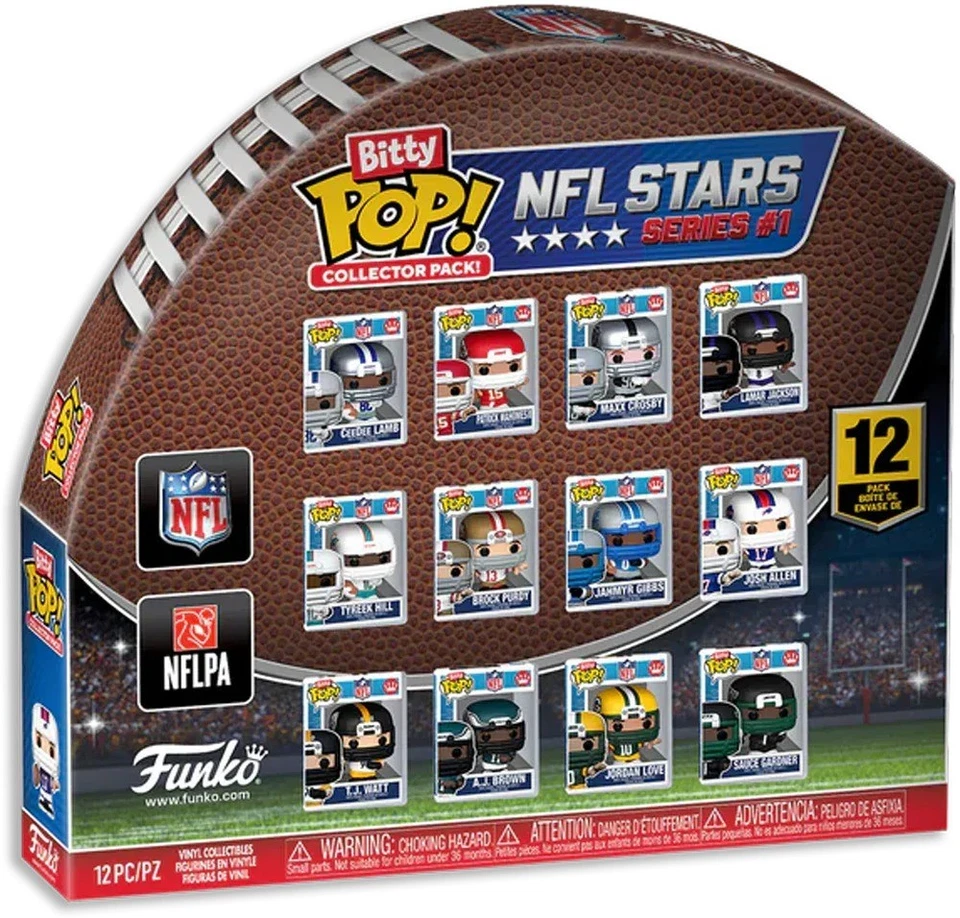 Funko Bitty POP! Collector 12er-Pack - NFL Stars Series #1 - Bild 1 von 1