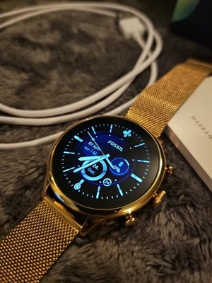 Fossil Smartwatch Gen 6 FTW6082 Edelstahl Rosegold - Bild 1 von 3