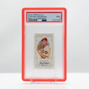 2013 Topps Allen & Ginter Stephen Strasburg Mini A & G espalda roja PSA 9 - Imagen 1 de 4