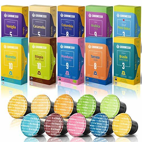 Gourmesso Trial 100 Variety Pack - Espresso Capsules for Nespresso Original Line Photo Related