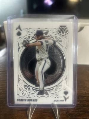 2022 Panini Mosaic - Aces #A-11 Corbin Burnes - Image 1 of 3