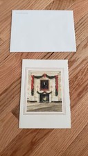 1987 President Ronald Reagan Official White House Christmas Card