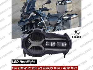 For BMW R1200 R1200GS K50 2014-2019 ADV K51 2014-2018 LED Headlight Hi/Low Beam - Bild 1 von 9