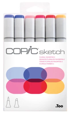 COPIC Marker sketch 6er Set "Floral Favorite 2" - Bild 1 von 2