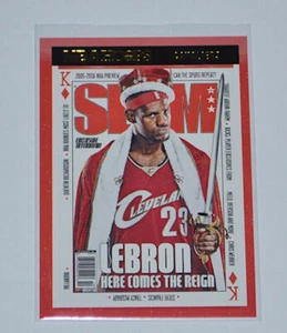 LeBRON JAMES 2021-22 NBA HOOPS SLAM INSERT CARD Mint - Picture 1 of 1