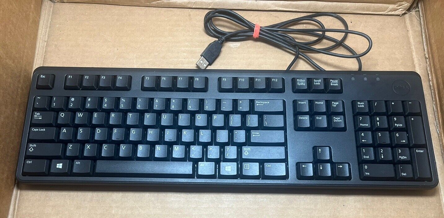 Dell Keyboard KB212-B - USB 104-Key Quiet Keyboard. Available Now for $17.50