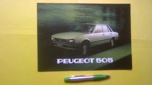 1970's PEUGEOT  505 Australian car Sales Brochure / booklet  VERY RARE - Imagen 1 de 7