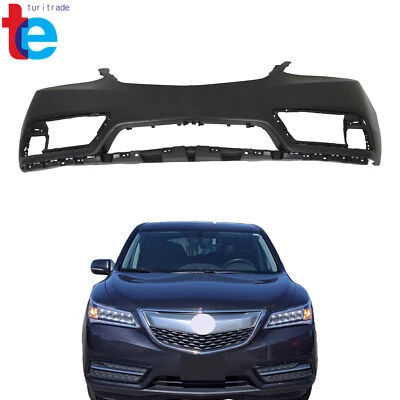 Primed Front Bumper Cover For 2014 2015 -2016 Acura MDX W/ Fog Light Cut Foto 1 de 4