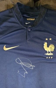 Christopher Nkunku Official Signed France 2022 World Cup Shirt - With COA - Picture 1 of 2