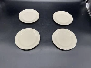 Set Of 4 Lenox USA Special Dessert Plates With Platinum Rim - Picture 1 of 6