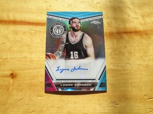 2023-24 Topps Chrome Basketball Logan Johnson Autograph San Antonio Spurs - Picture 1 of 1