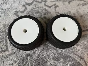 (2) Proline 40 Series #1113 14mm Hex Wheels Rims & Tires SMaxx EMaxx TMaxx Clod - Picture 1 of 8