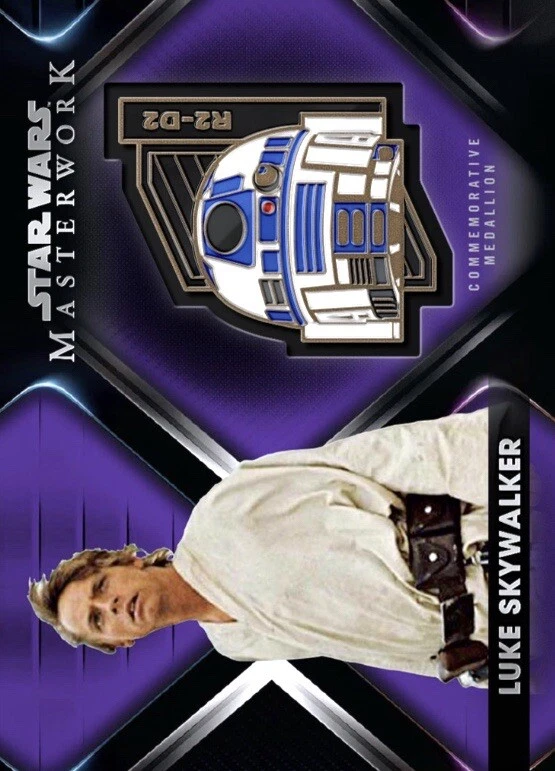 [DIGITAL CARD] Topps Star Wars Luke Skywalker 3 Masterwork 22 Purple Medallions - Image 1 of 1