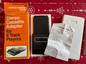 Realistic Stereo Cassette Adapter For 8 Track Players New In Original Box - Picture 1 of 6