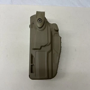 Safariland Holster SIG P320 M17 M18 Tan 499 LEFT Hand QLS Fork MHHC - Picture 1 of 5