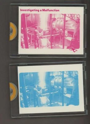 (2) 1979 Topps Star Trek #44 Investigating A Malfunction 1/1 Topps Vault Proof - Image 1 of 2