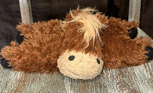 Almohada de peluche esponjosa de peluche marrón retirada - Imagen 1 de 11
