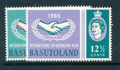 BASUTOLAND 1965 I.C.Y. SG100/101  MNH Cover