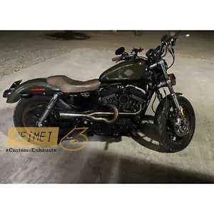 Exhaust Systems Megaphone Model Fits for Harley Davidson Sportster XL1200 - Picture 1 of 9