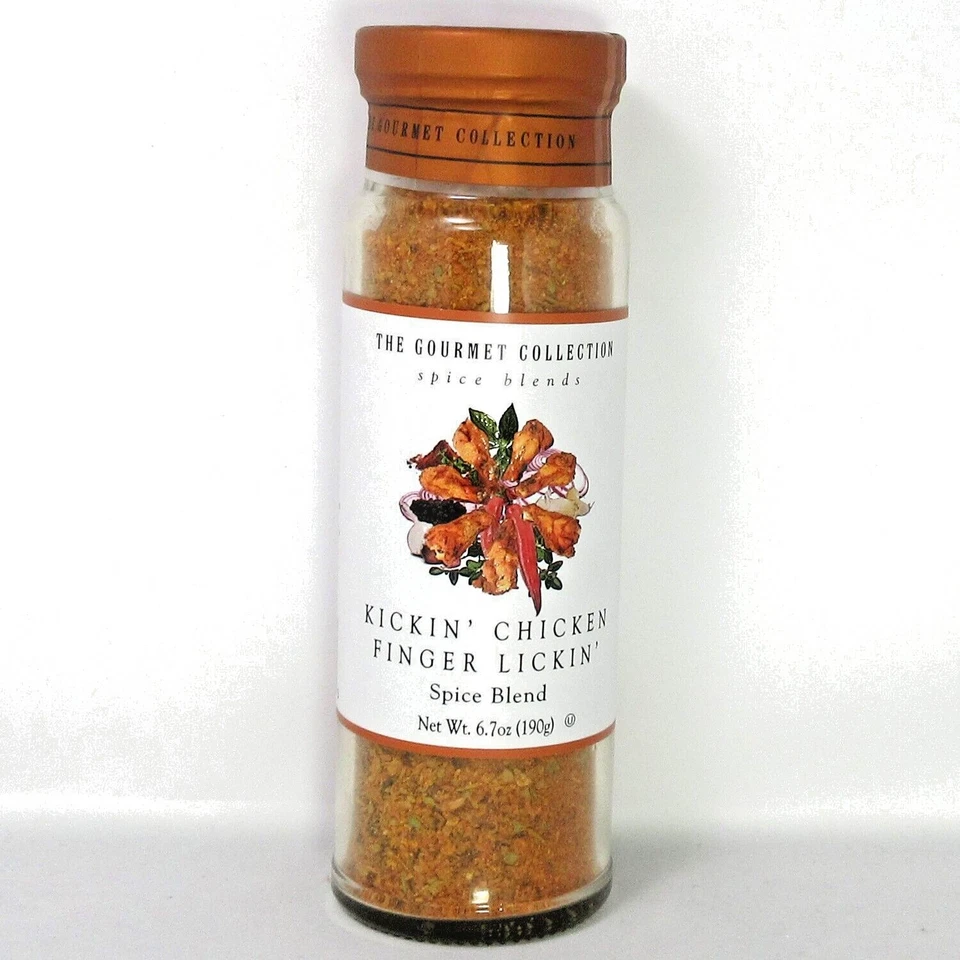 The Gourmet Collection Kickin' Chicken Finger Lickin' Spice Blend 6.7oz Lot2