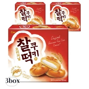 Galleta de arroz glutinoso original Cheongwoo Foods 215 g (10 p) x 3 caja / bocadillo coreano Muk - Imagen 1 de 12