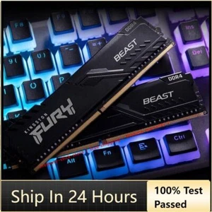 HyperX beast DDR4 RAM 8GB 16GB 3200 2666 2400 Gaming Desktop Memory 288Pins DIMM - Picture 1 of 14