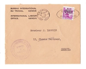SCHWEIZ INTERNATIONALES ARBEITSBÜRO ILO SCOTT 3040 AUF OFFIZIELLER UMSCHLAG GEBRAUCHT c - Bild 1 von 1