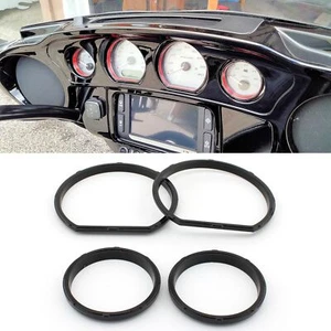 Gauge Bezel Kit Fit For Harley Touring Electra Street Glide 2014-2023 Black - Picture 1 of 10