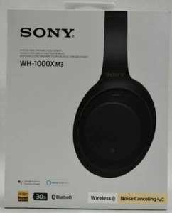 Sony WH-1000XM3 Wireless Noise-Canceling Headphones - Black  - FREE SHIPPING- - Picture 1 of 8