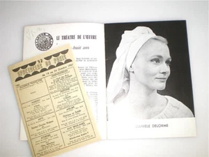 ANCIEN PROGRAMME THEATRE DE L'OEUVRE 1961 L'ANNONCE FAITE À MARIE - Imagen 1 de 4