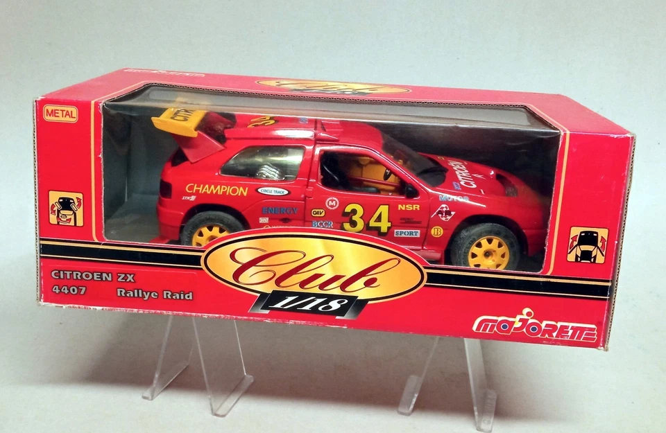 4407 Majorette Citroen ZX rallye raid 1-18 - Immagine 1 di 1