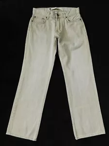 Pantalones de mezclilla para hombre Gap de ajuste recto de color beige talla W29 x L30 altura baja 100 % algodón - Imagen 1 de 3